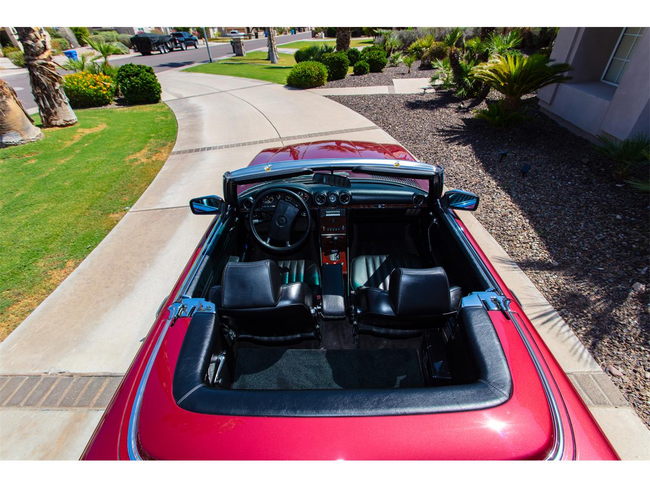 Mercedes-benz-560sl-1989-Red-Black-32