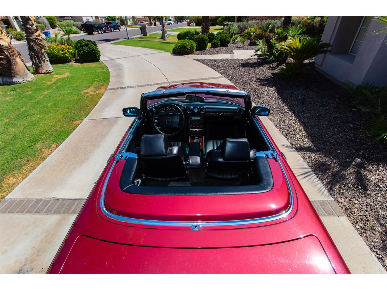 Mercedes-benz-560sl-1989-Red-Black-33