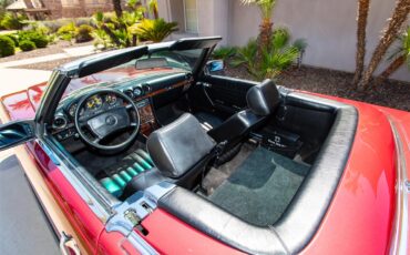 Mercedes-benz-560sl-1989-Red-Black-35