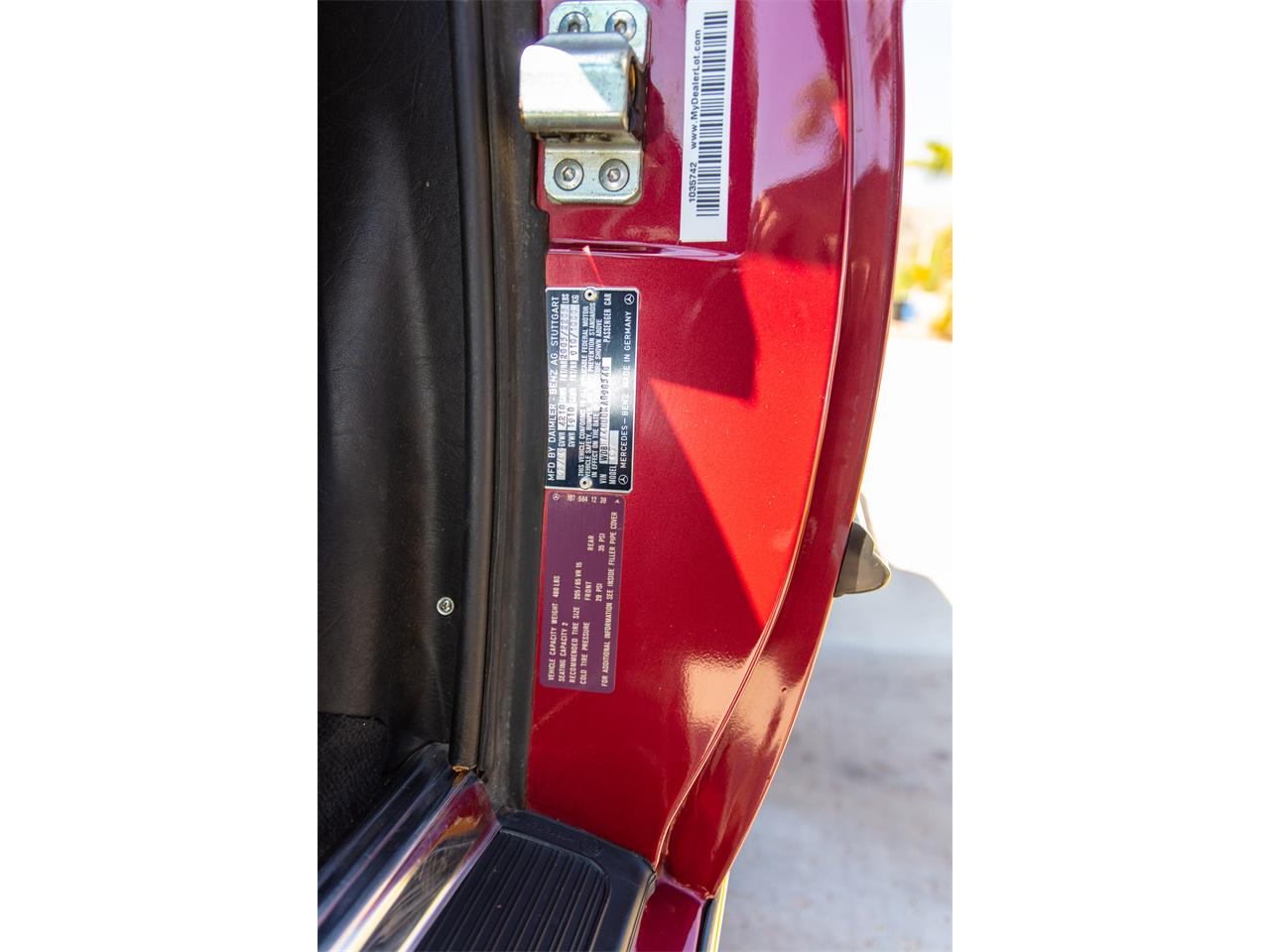 Mercedes-benz-560sl-1989-Red-Black-4