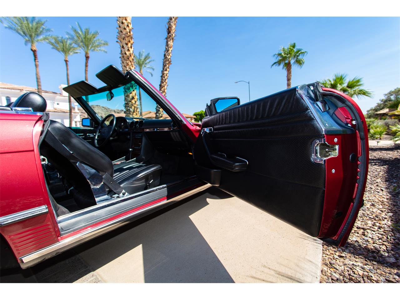 Mercedes-benz-560sl-1989-Red-Black-41