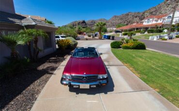 Mercedes-benz-560sl-1989-Red-Black-44