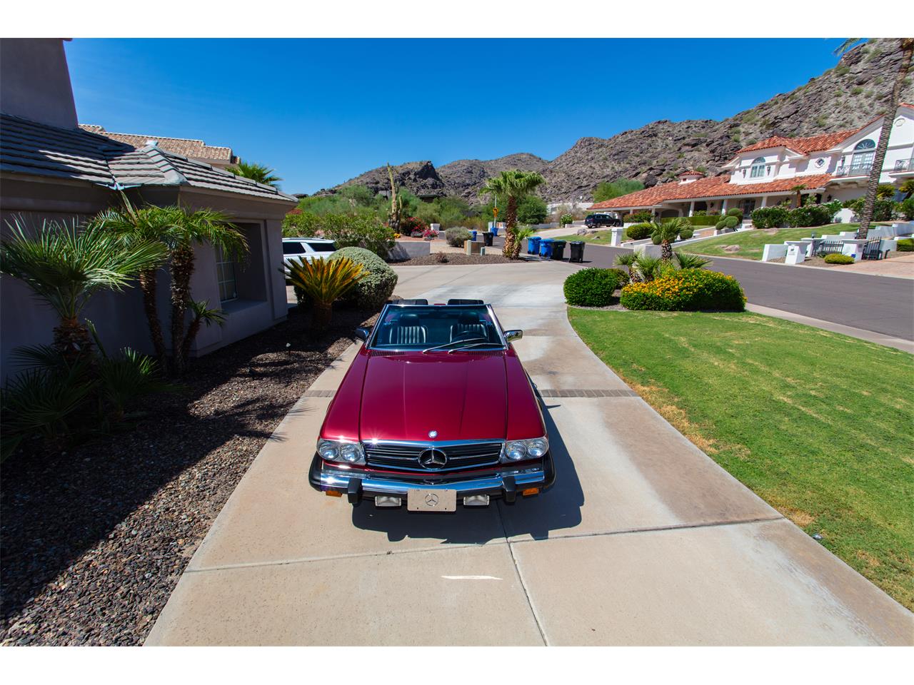 Mercedes-benz-560sl-1989-Red-Black-44