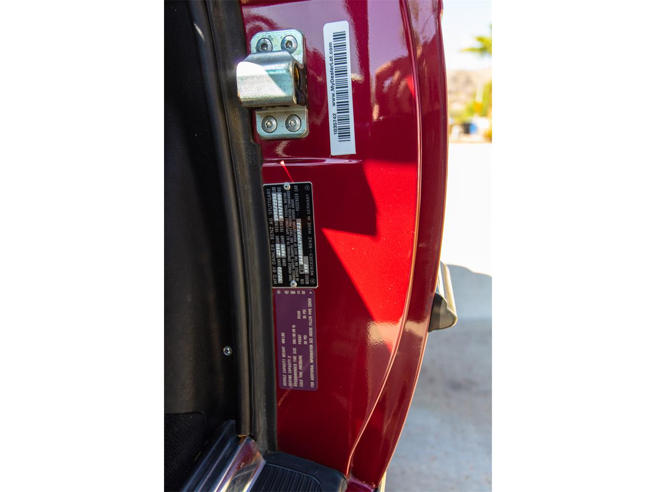 Mercedes-benz-560sl-1989-Red-Black-5