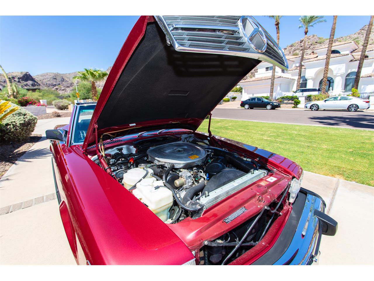 Mercedes-benz-560sl-1989-Red-Black-6
