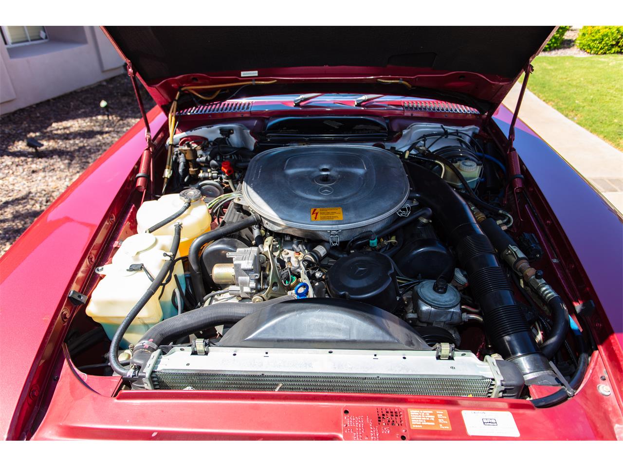 Mercedes-benz-560sl-1989-Red-Black-7