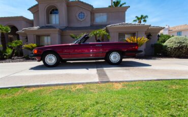 Mercedes-benz-560sl-1989-Red-Black-9
