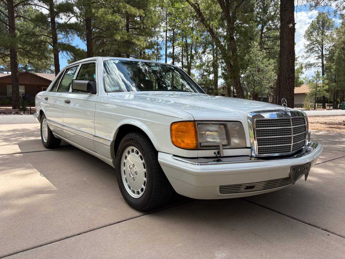 Mercedes-benz-sdl-350-turbo-onl-diesel-1990-white-1