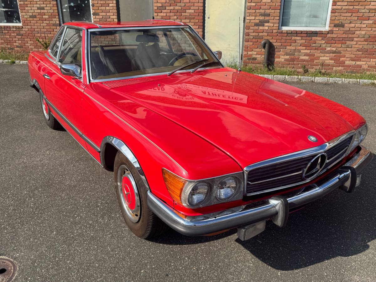 Mercedes-benz-sl350-1972-red