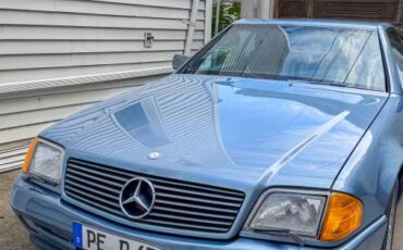 Mercedes-sl300-1990-blue