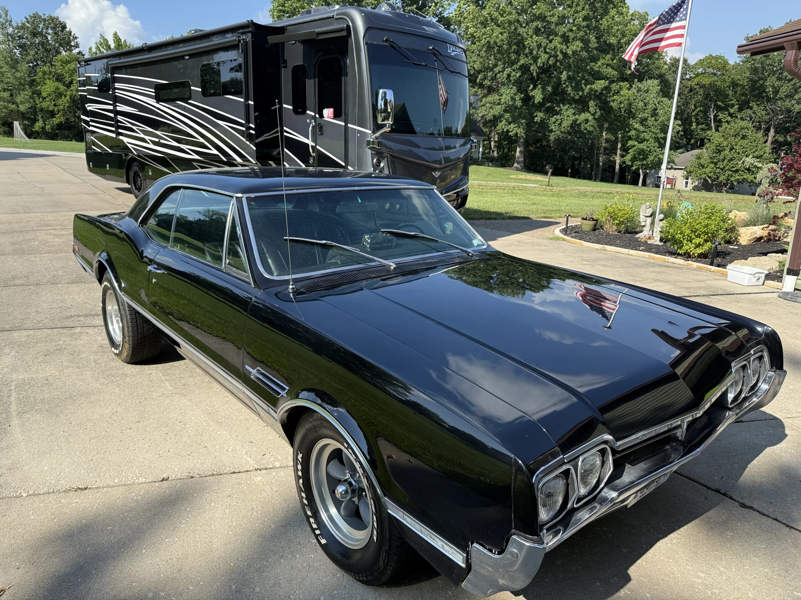 Oldsmobile-442-1966-Black-Black-5