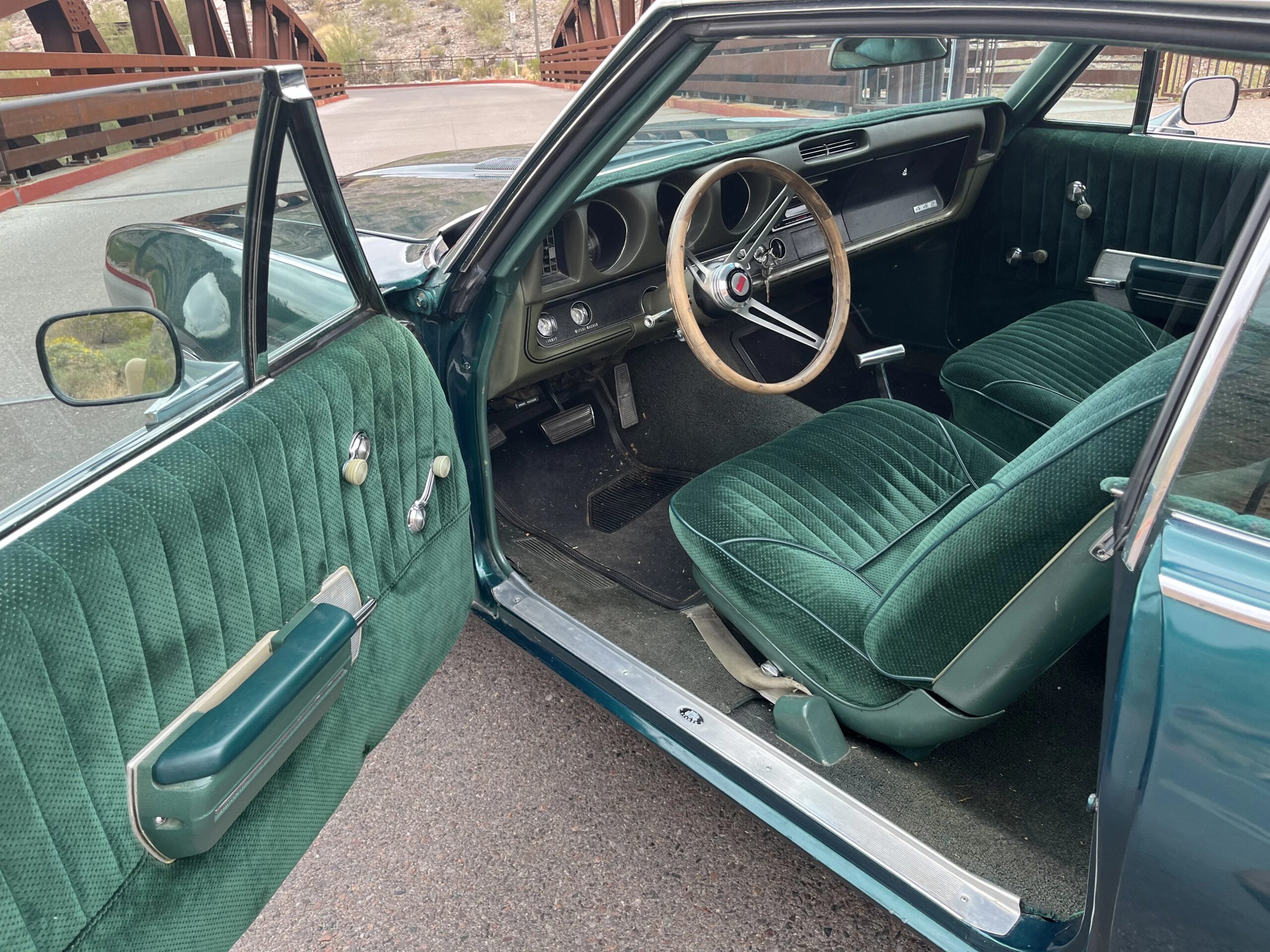 Oldsmobile-442-1968-Green-Green-10