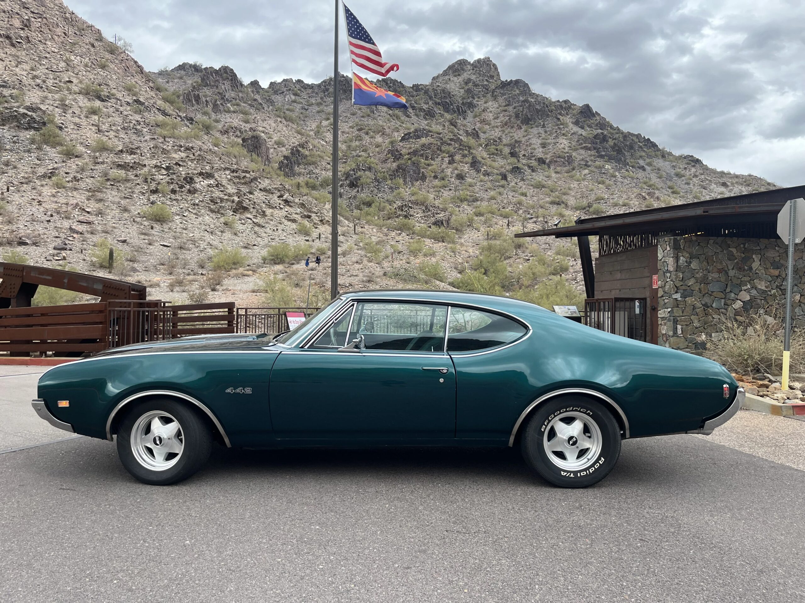 Oldsmobile-442-1968-Green-Green-12