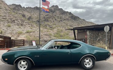 Oldsmobile-442-1968-Green-Green-2
