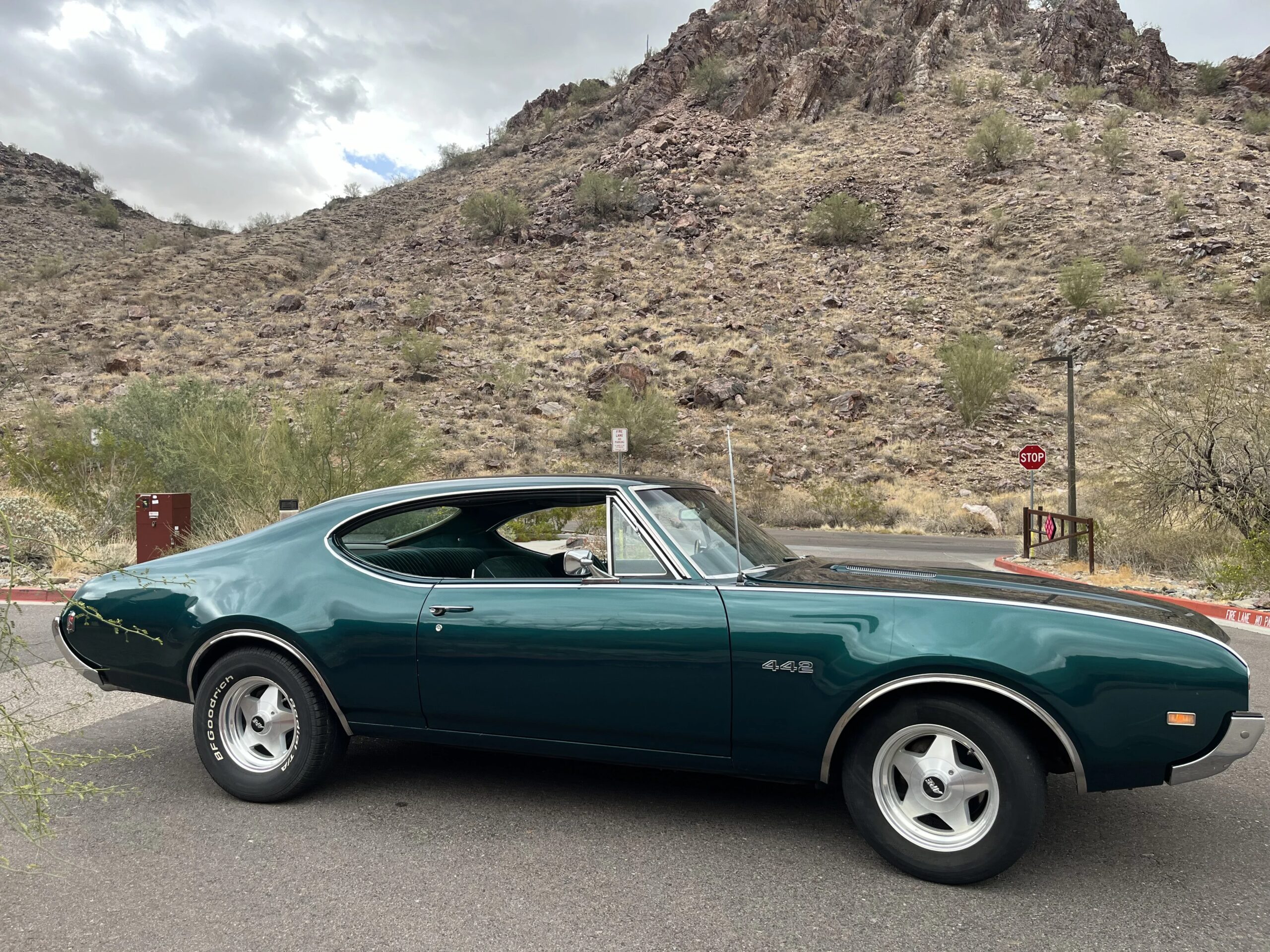 Oldsmobile-442-1968-Green-Green-3