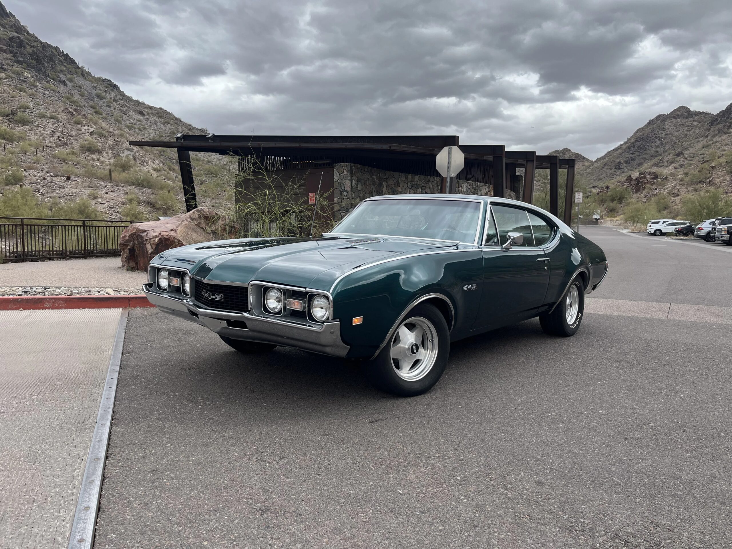 Oldsmobile-442-1968-Green-Green-5