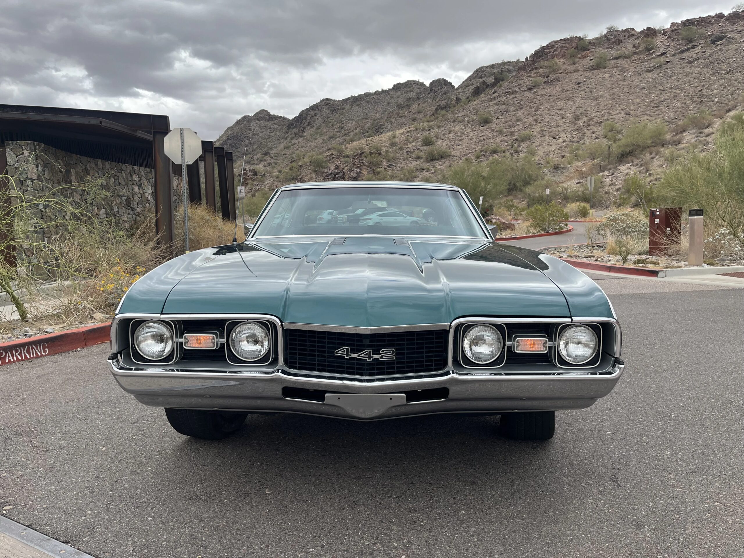 Oldsmobile-442-1968-Green-Green-7