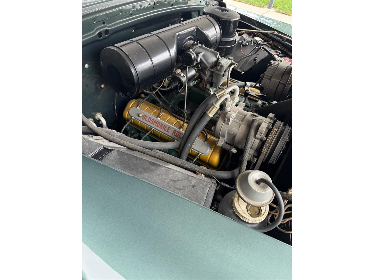 Oldsmobile-88-1949-Green-Beige-2