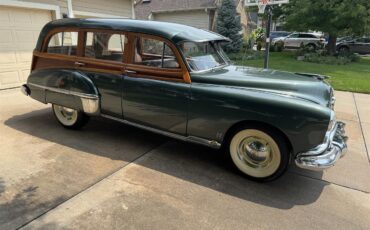 Oldsmobile-88-1949-Green-Beige-5