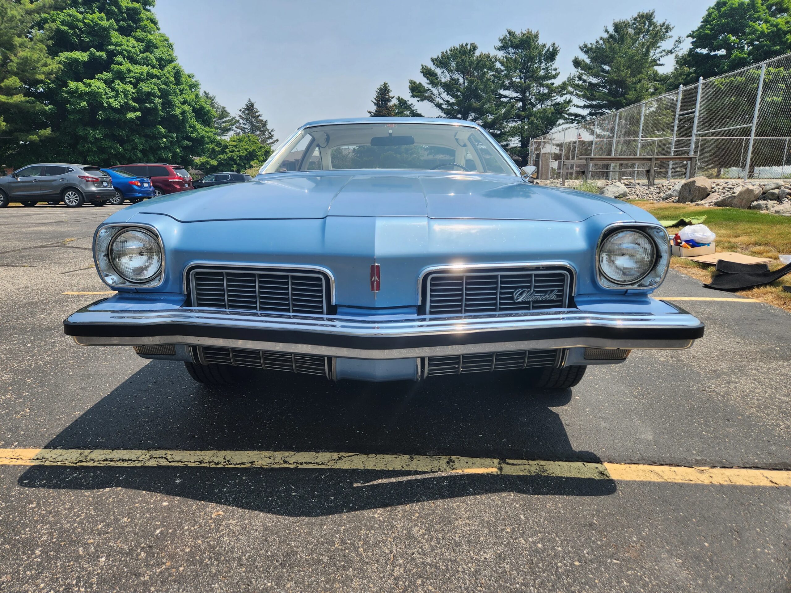 Oldsmobile-Cutlass-1973-Blue-White-23