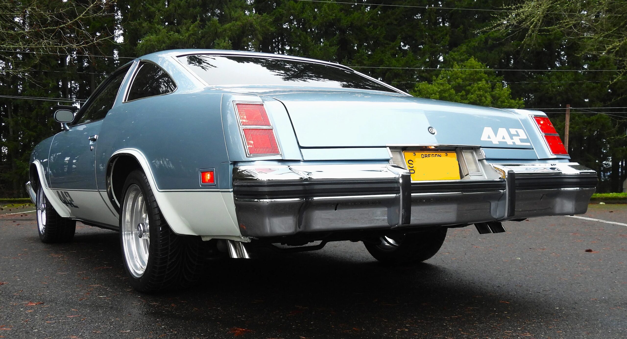 Oldsmobile-Cutlass-supreme-442-coupe-1977-Blue-White-3