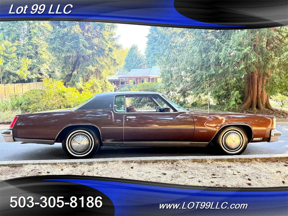 Oldsmobile-toronado-brougham-only-47k-miles-rocket-1973-brown-2