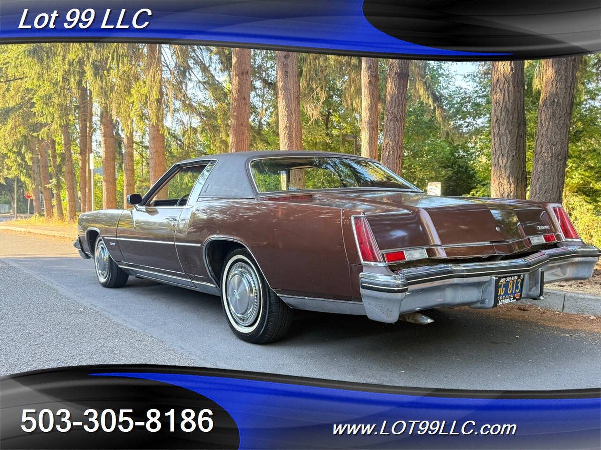 Oldsmobile-toronado-brougham-only-47k-miles-rocket-1973-brown-5