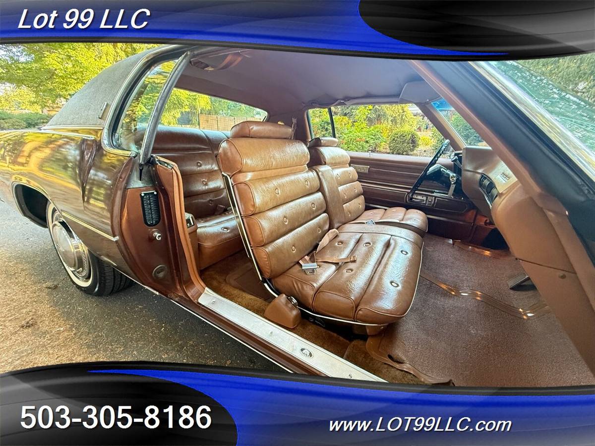 Oldsmobile-toronado-brougham-only-47k-miles-rocket-1973-brown-7