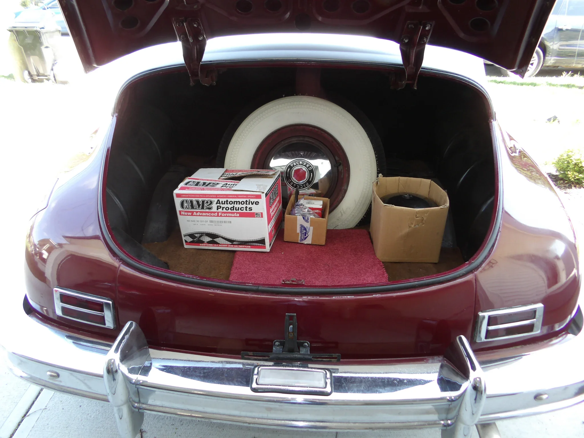 Packard-Super-8-1948-Burgundy-Tan-26