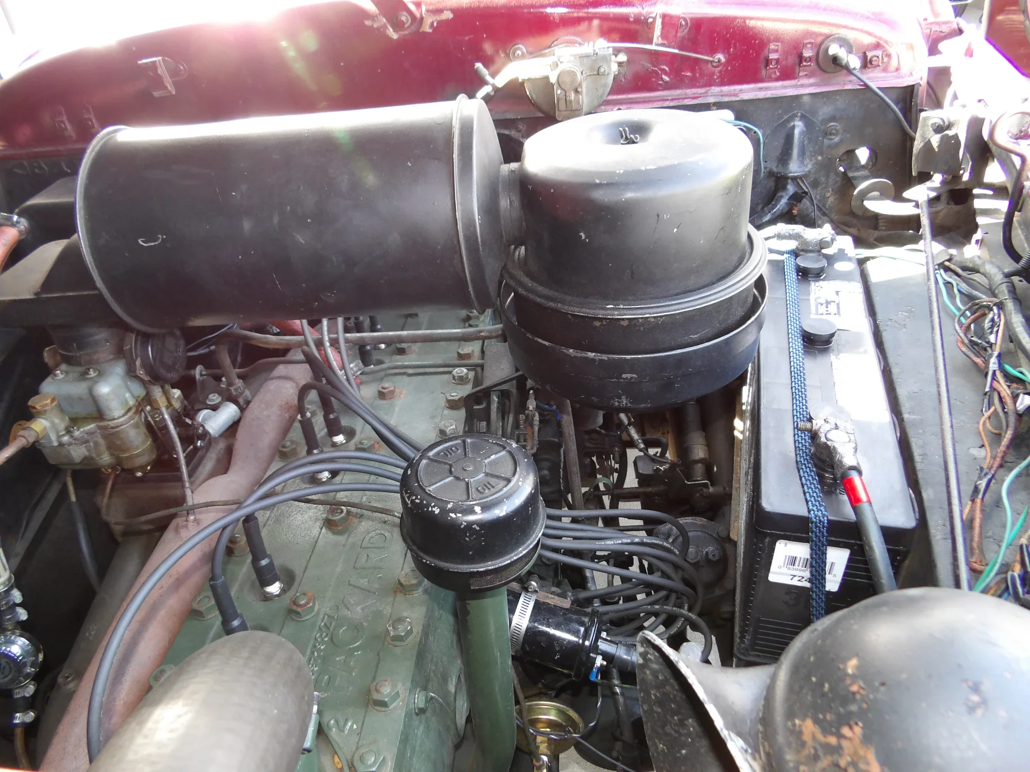 Packard-Super-8-1948-Burgundy-Tan-42