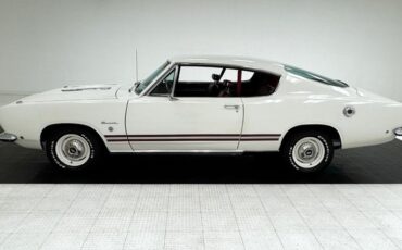 Plymouth-Barracuda-1968-Sable-White-Red