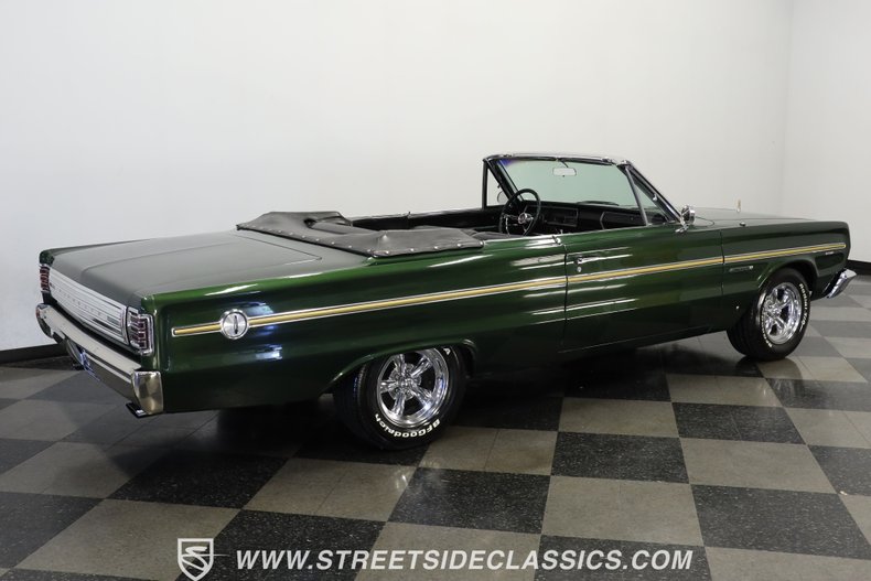Plymouth-Belvedere-1966-Dark-Green-Black-13