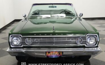 Plymouth-Belvedere-1966-Dark-Green-Black-17