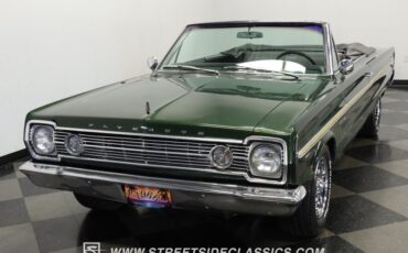 Plymouth-Belvedere-1966-Dark-Green-Black-18
