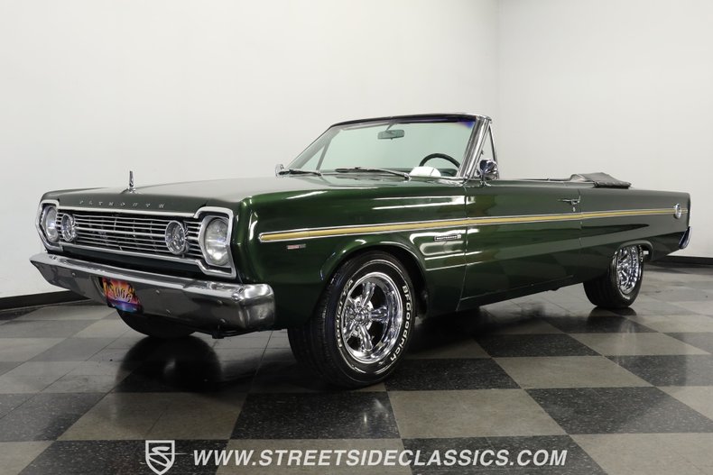 Plymouth-Belvedere-1966-Dark-Green-Black-22