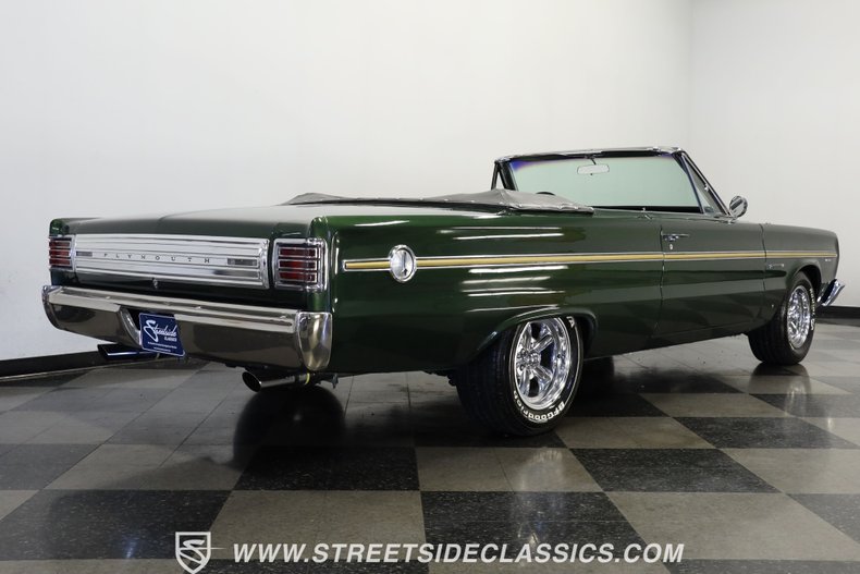 Plymouth-Belvedere-1966-Dark-Green-Black-26