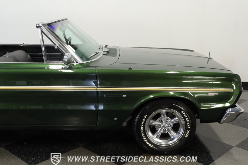 Plymouth-Belvedere-1966-Dark-Green-Black-29