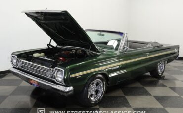 Plymouth-Belvedere-1966-Dark-Green-Black-30