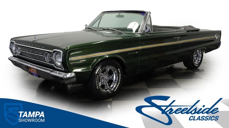 Plymouth-Belvedere-1966-Dark-Green-Black-5