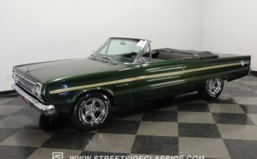 Plymouth-Belvedere-1966-Dark-Green-Black-7
