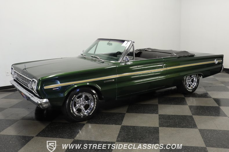 Plymouth-Belvedere-1966-Dark-Green-Black-7