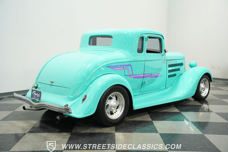 Plymouth-Coupe-1932-Teal-Gray-13