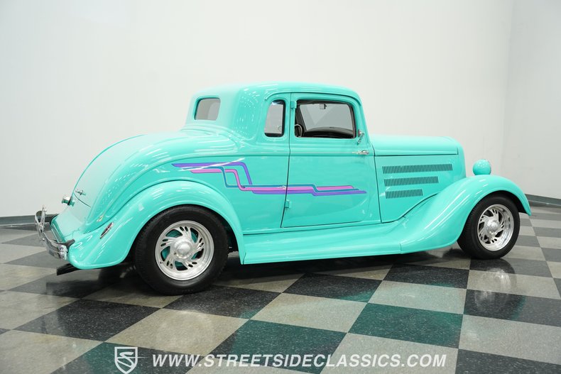 Plymouth-Coupe-1932-Teal-Gray-14