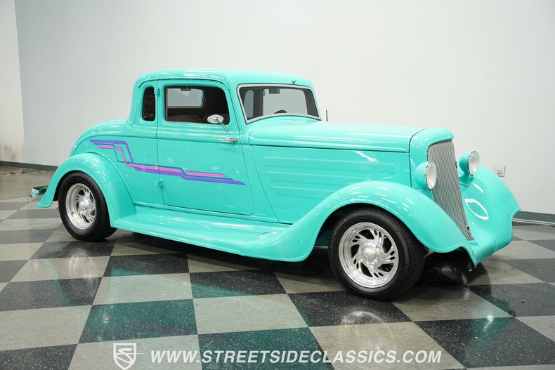 Plymouth-Coupe-1932-Teal-Gray-16