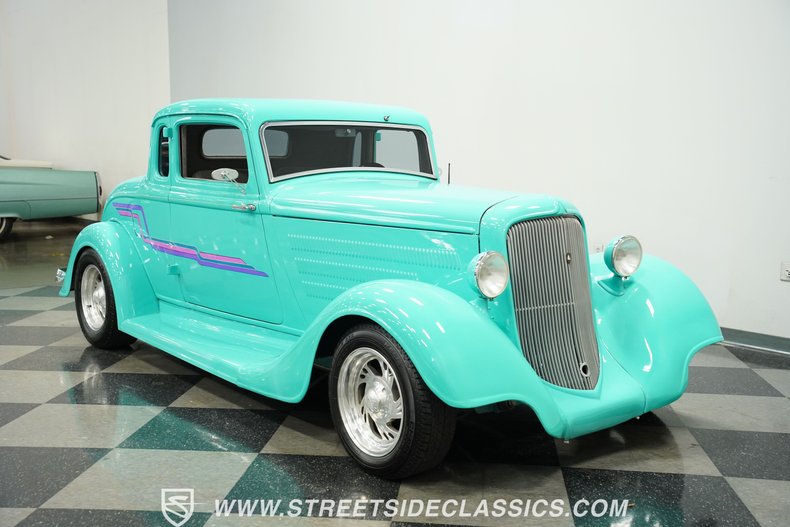 Plymouth-Coupe-1932-Teal-Gray-17
