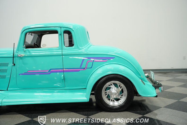 Plymouth-Coupe-1932-Teal-Gray-21