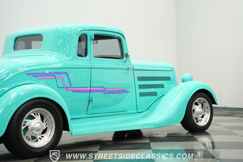 Plymouth-Coupe-1932-Teal-Gray-25