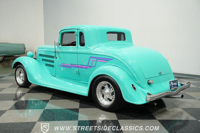 Plymouth-Coupe-1932-Teal-Gray-43