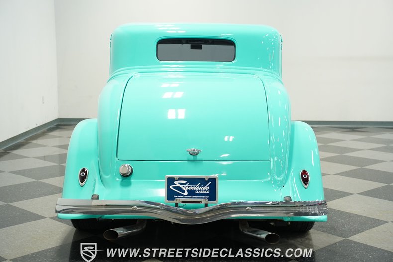 Plymouth-Coupe-1932-Teal-Gray-44