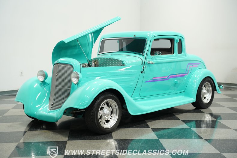Plymouth-Coupe-1932-Teal-Gray-47